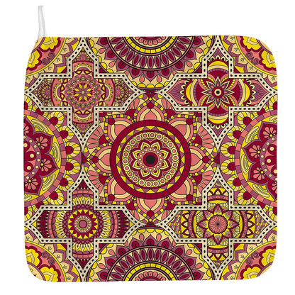 Sangria Mandala Bohemian Pattern Print Hand Towel