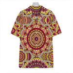 Sangria Mandala Bohemian Pattern Print Hawaiian Shirt