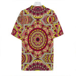 Sangria Mandala Bohemian Pattern Print Hawaiian Shirt