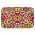 Sangria Mandala Bohemian Pattern Print Indoor Door Mat