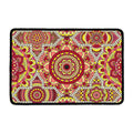 Sangria Mandala Bohemian Pattern Print Kitchen Mat