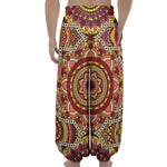 Sangria Mandala Bohemian Pattern Print Lantern Pants