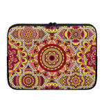 Sangria Mandala Bohemian Pattern Print Laptop Sleeve