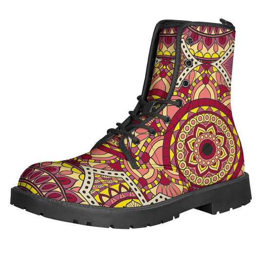Sangria Mandala Bohemian Pattern Print Backpack