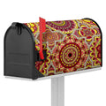 Sangria Mandala Bohemian Pattern Print Mailbox Cover