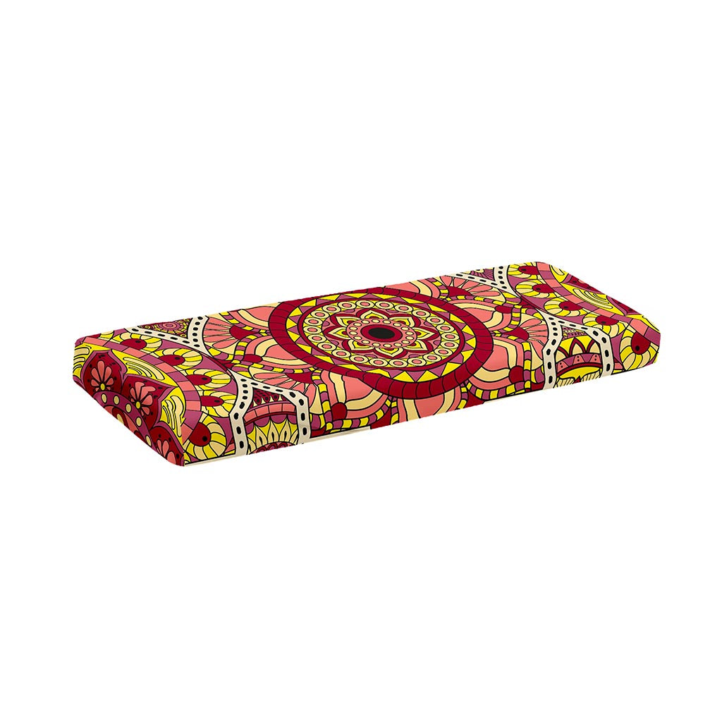 Sangria Mandala Bohemian Pattern Print Piano Keyboard Cover