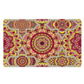 Sangria Mandala Bohemian Pattern Print Polyester Doormat