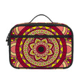 Sangria Mandala Bohemian Pattern Print Portable Lunch Bag