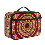 Sangria Mandala Bohemian Pattern Print Portable Lunch Bag