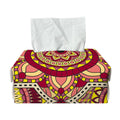 Sangria Mandala Bohemian Pattern Print Rectangle Tissue Box Cover