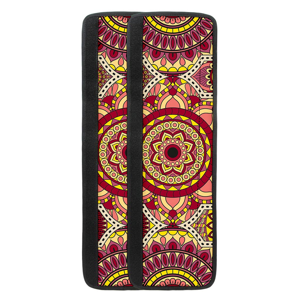 Sangria Mandala Bohemian Pattern Print Refrigerator Handle Covers