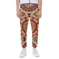 Sangria Mandala Bohemian Pattern Print Joggers