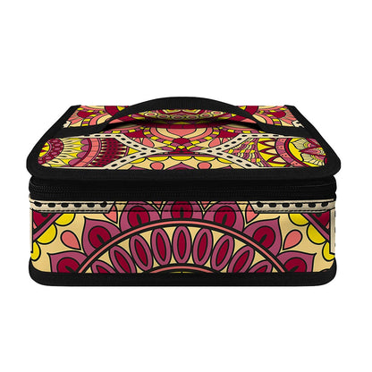Sangria Mandala Bohemian Pattern Print Small Lunch Bag