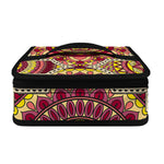 Sangria Mandala Bohemian Pattern Print Small Lunch Bag