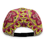 Sangria Mandala Bohemian Pattern Print Snapback Cap