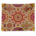 Sangria Mandala Bohemian Pattern Print Tapestry