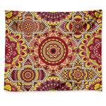 Sangria Mandala Bohemian Pattern Print Tapestry