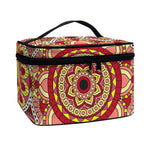 Sangria Mandala Bohemian Pattern Print Travel Makeup Bag