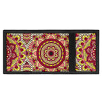 Sangria Mandala Bohemian Pattern Print Trifold Wallet