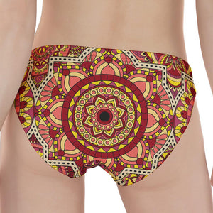 Sangria Mandala Bohemian Pattern Print Women's Panties