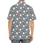 Santa Claus And Friends Pattern Print Aloha Shirt