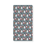 Santa Claus And Friends Pattern Print Baby Crib Sheet