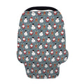 Santa Claus And Friends Pattern Print Baby Seat Cover