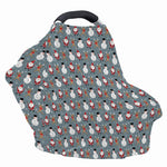 Santa Claus And Friends Pattern Print Baby Seat Cover