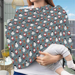 Santa Claus And Friends Pattern Print Baby Seat Cover