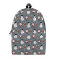 Santa Claus And Friends Pattern Print School Backpack