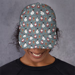 Santa Claus And Friends Pattern Print Baseball Cap
