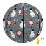 Santa Claus And Friends Pattern Print Basketball