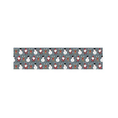 Santa Claus And Friends Pattern Print Bed Runner