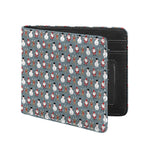 Santa Claus And Friends Pattern Print Bifold Wallet