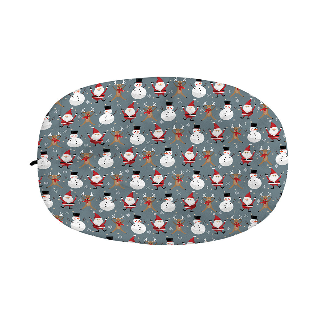Santa Claus And Friends Pattern Print Car Side Mirror Covers