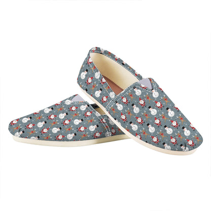 Santa Claus And Friends Pattern Print Casual Shoes