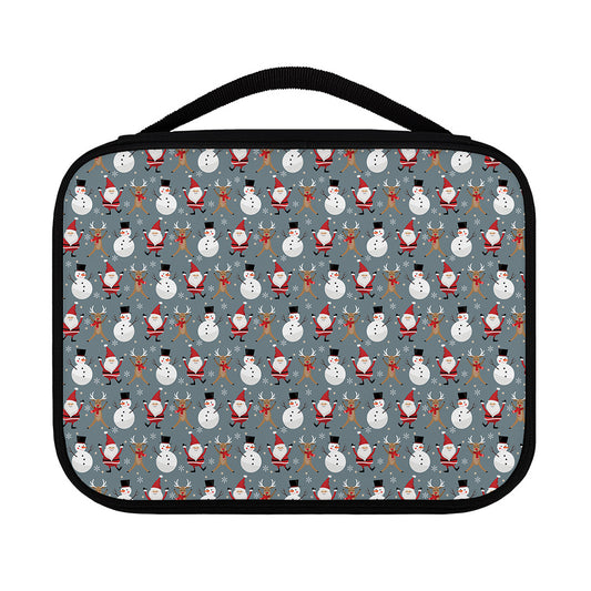 Santa Claus And Friends Pattern Print Classic Bible Case