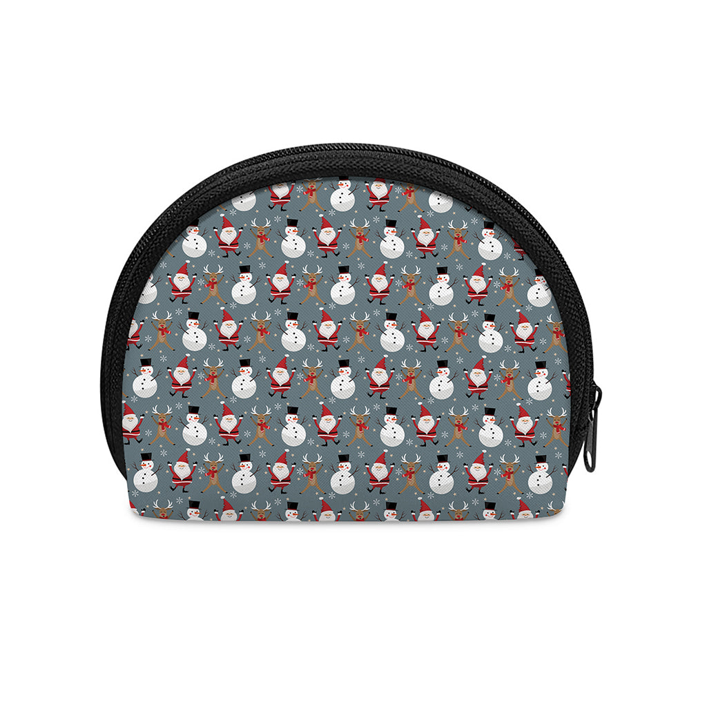 Santa Claus And Friends Pattern Print Coin Purse