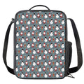Santa Claus And Friends Pattern Print Crossbody Lunch Bag