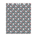 Santa Claus And Friends Pattern Print Curtain