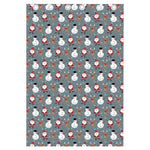 Santa Claus And Friends Pattern Print Curtain