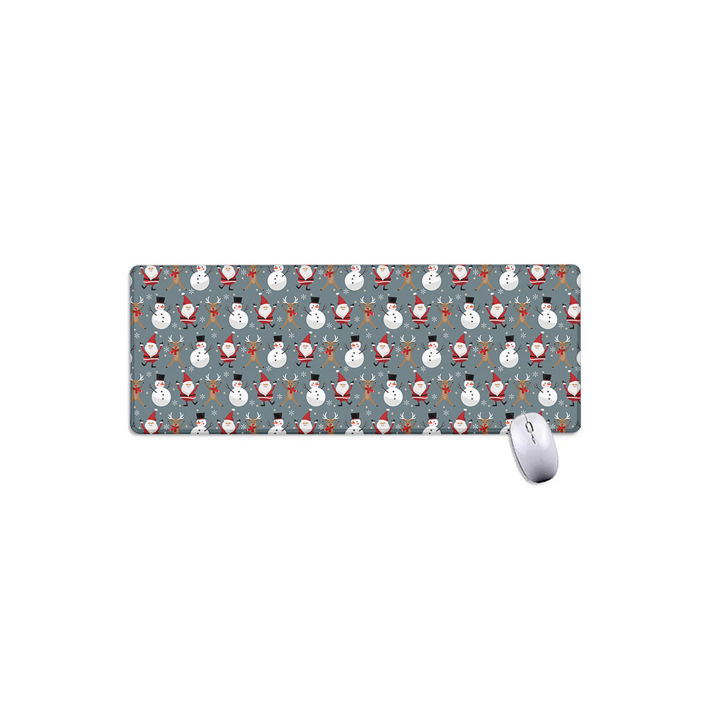 Santa Claus And Friends Pattern Print Extended Mouse Pad