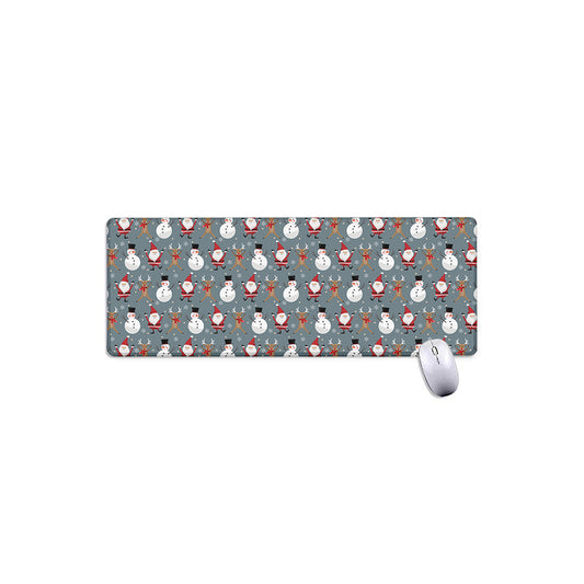 Santa Claus And Friends Pattern Print Extended Mouse Pad