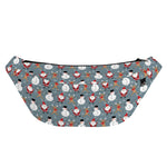 Santa Claus And Friends Pattern Print Fanny Pack
