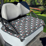 Santa Claus And Friends Pattern Print Golf Cart Seat Cover