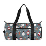 Santa Claus And Friends Pattern Print Gym Bag