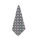 Santa Claus And Friends Pattern Print Hand Towel