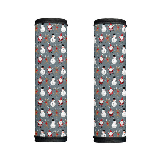 Santa Claus And Friends Pattern Print Handle Covers