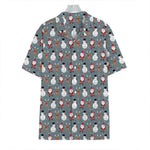 Santa Claus And Friends Pattern Print Hawaiian Shirt