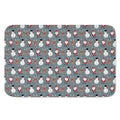 Santa Claus And Friends Pattern Print Indoor Door Mat